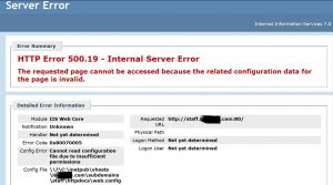 ASP.NET error in plesk9.5 created subdomain