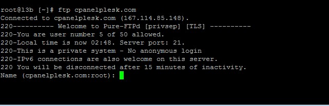 how-to-ftp-from-command-line-cpanel-plesk