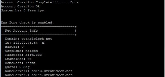 How To Create Account Using Ssh In Cpanel Cpanel Plesk 8500