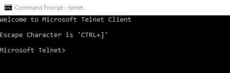 telnet 7