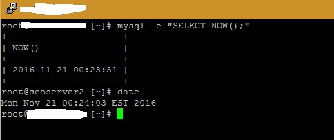 mysql-default-time