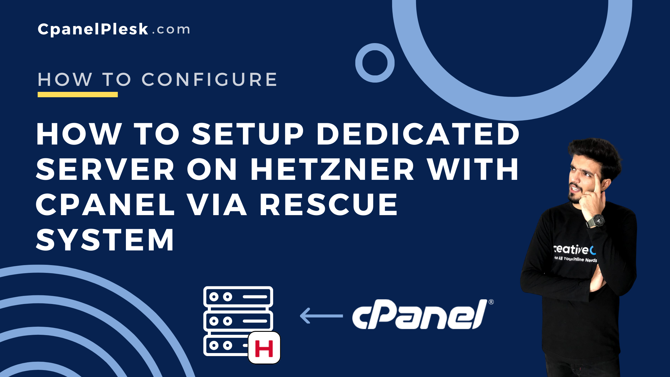 How to setup dedicated server on Hetzner with cPanel via Rescue system